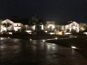 outdoor lighting to light up a home